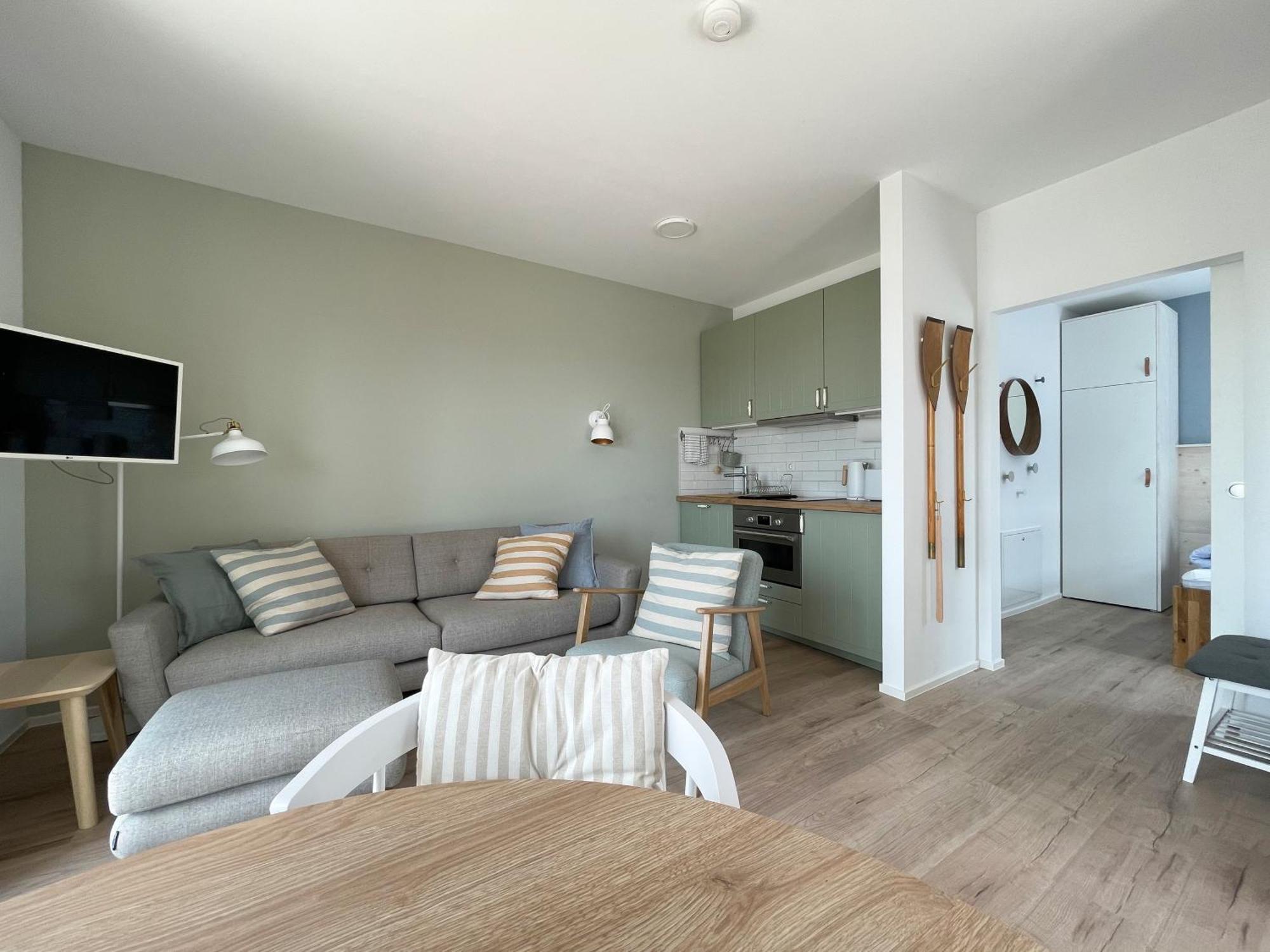 Haus Im Schilf 2 - Ferienwohnungen Am Hainer See Bei Leipzig Neukieritzsch Ruang foto